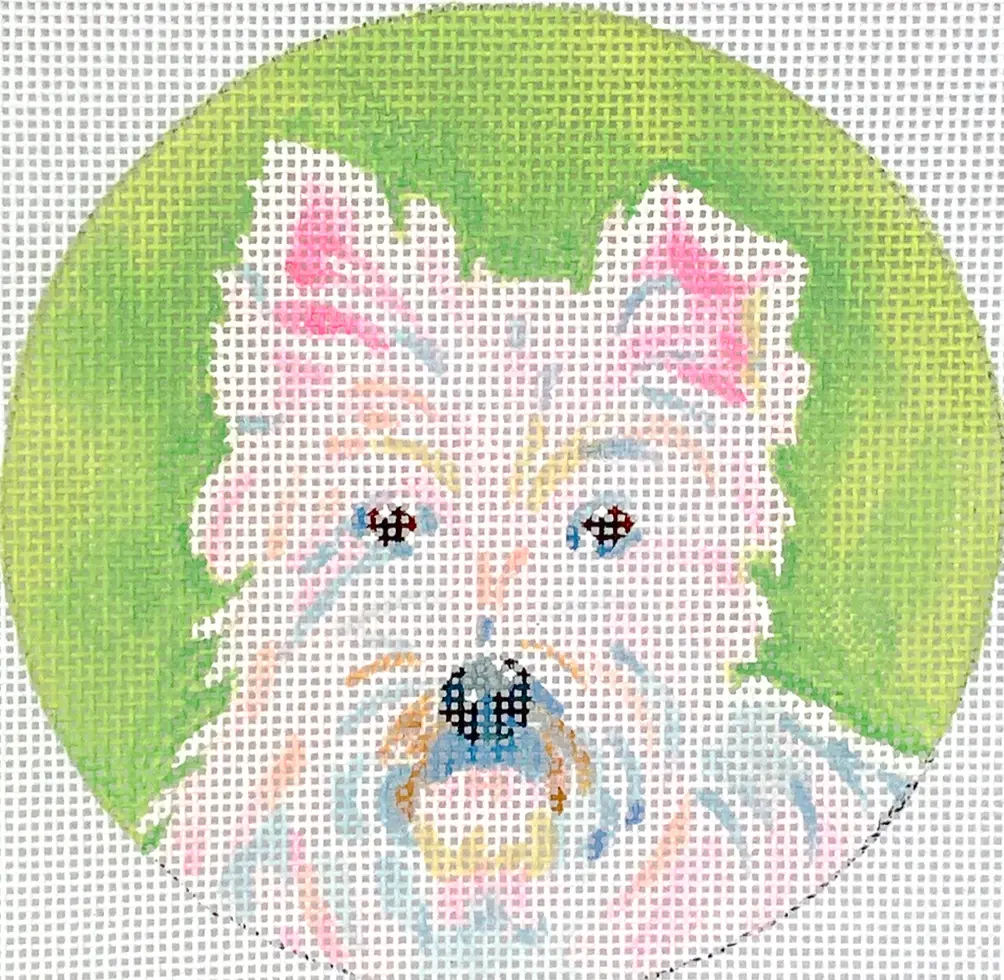 Mc-Om-01 Westie On Light Green 1