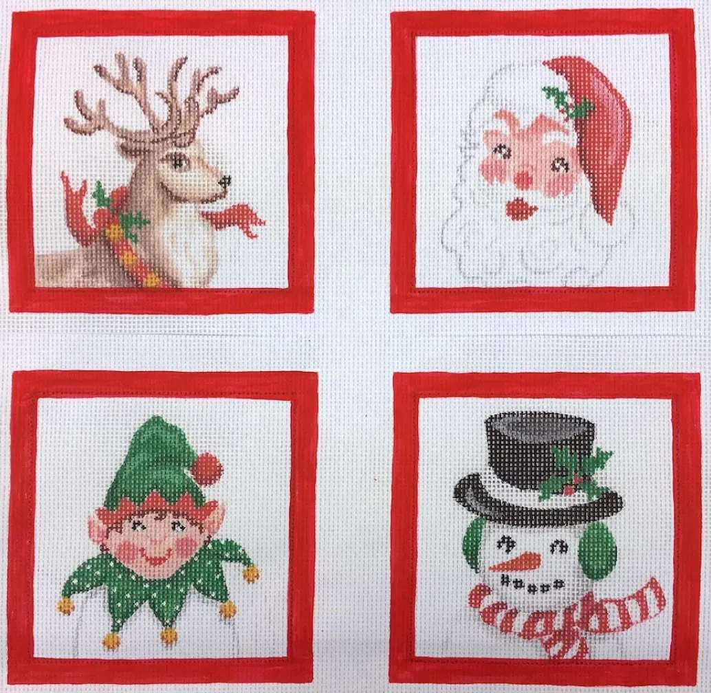 Co4-42 Christmas Character Coasters 1