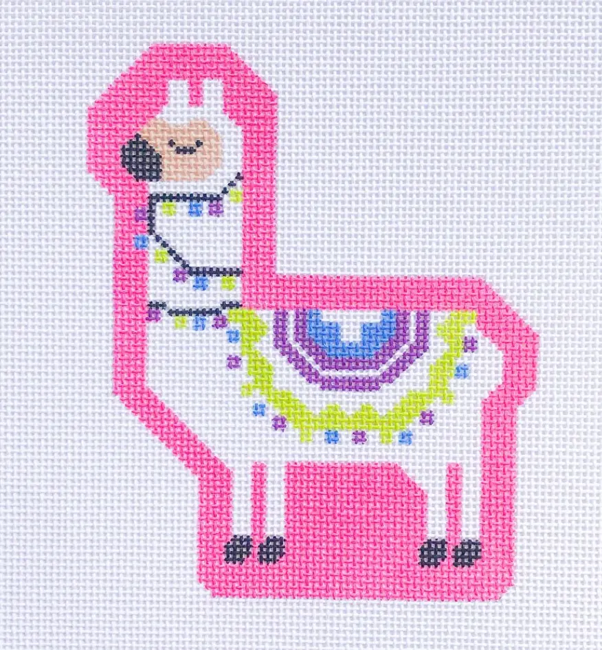 Srd-2Bp Larry The Llama - Bright Pink 1