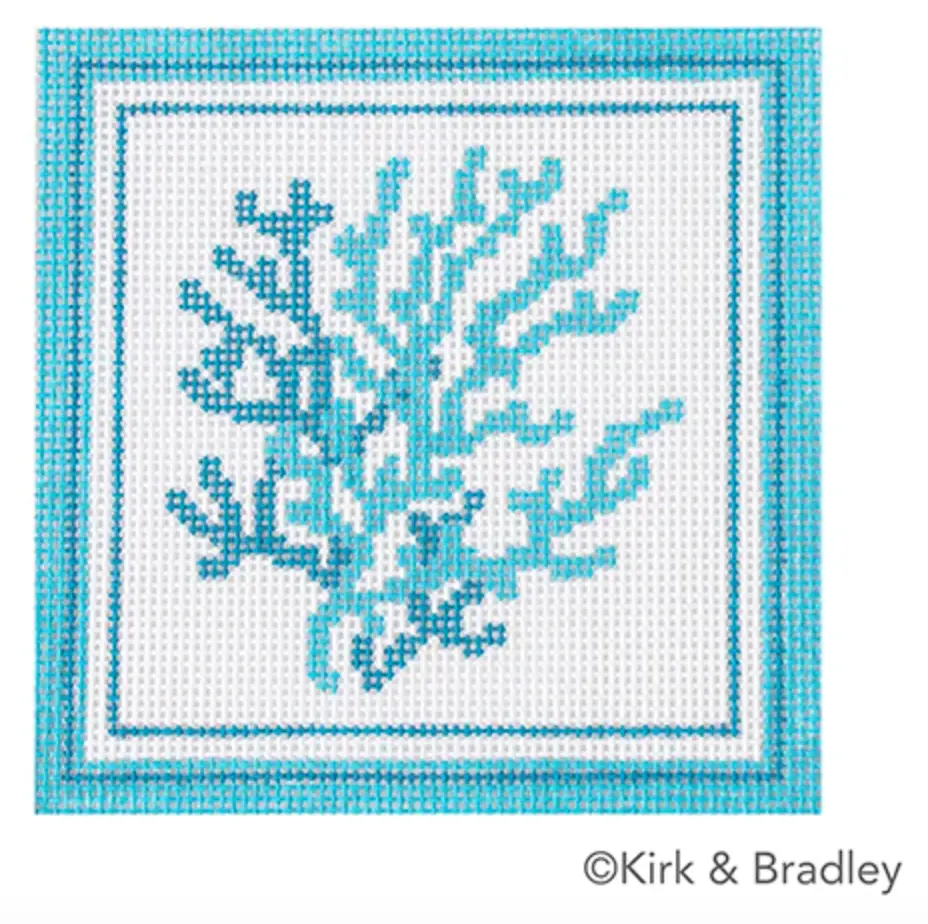 Kb1659 Coral Coaster - Aqua 1