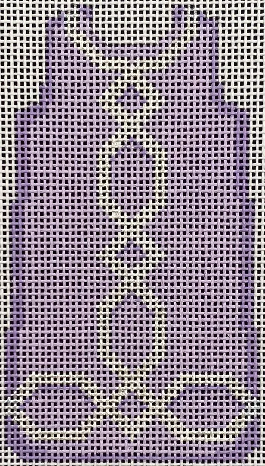 Ts221 Lattice Trim Mini Shift Dress - Lavender 1