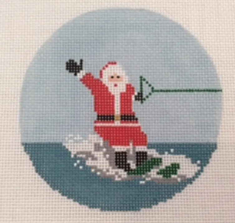 Aok02 Sporty Santa - Waterski 1