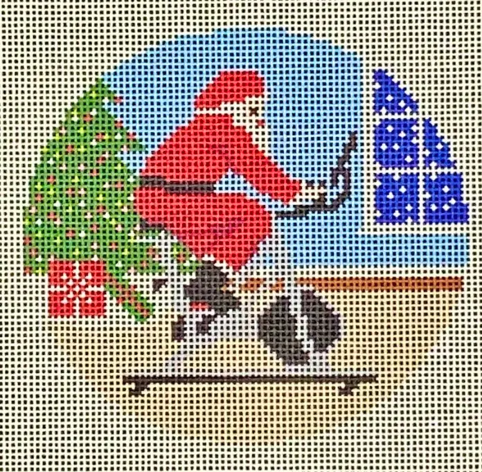 Aok68 Sporty Santa - Spin Bike 1
