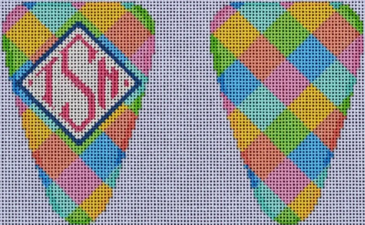 Sc111 Multi Harlequin Monogram Scissor Case 1