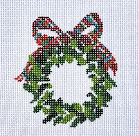 Kcd1640 Plaid Bow Wreath 1