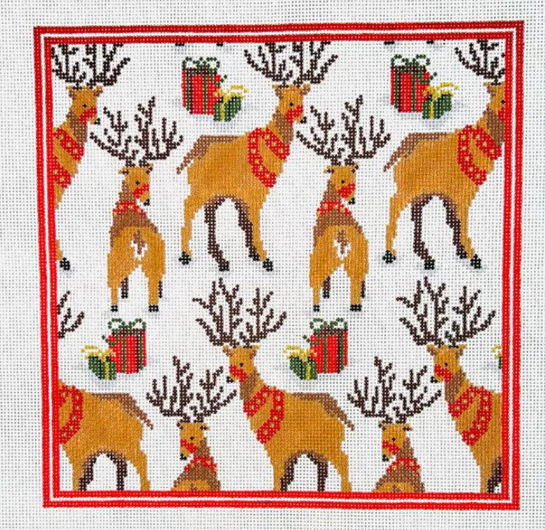 Kcd4465 Reindeer Pillow 1