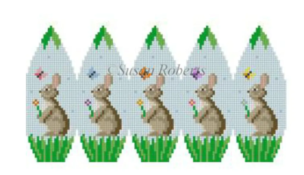 0428 Bunnies And Butterflies 3D Egg 1