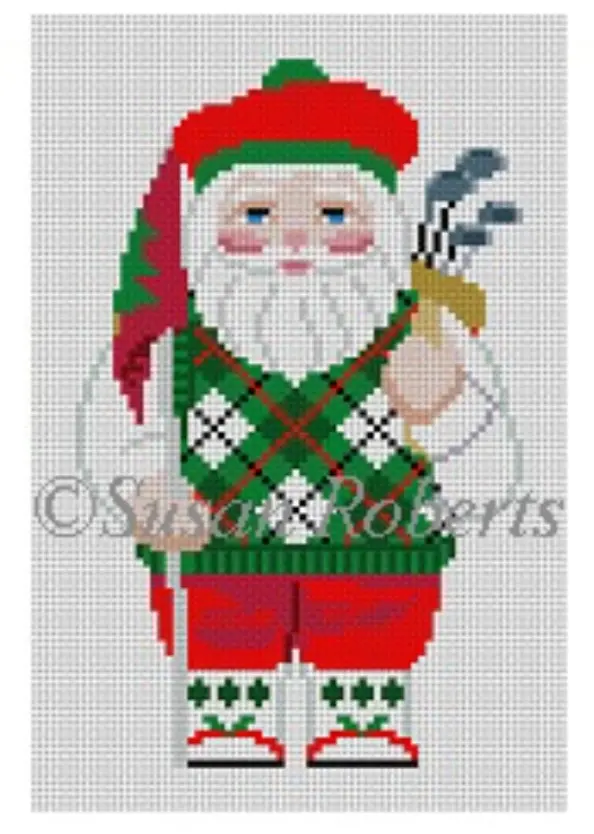 1240F Golfing Santa 1