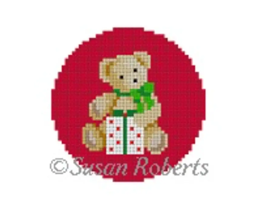 5913 Teddy Bear With Present 1