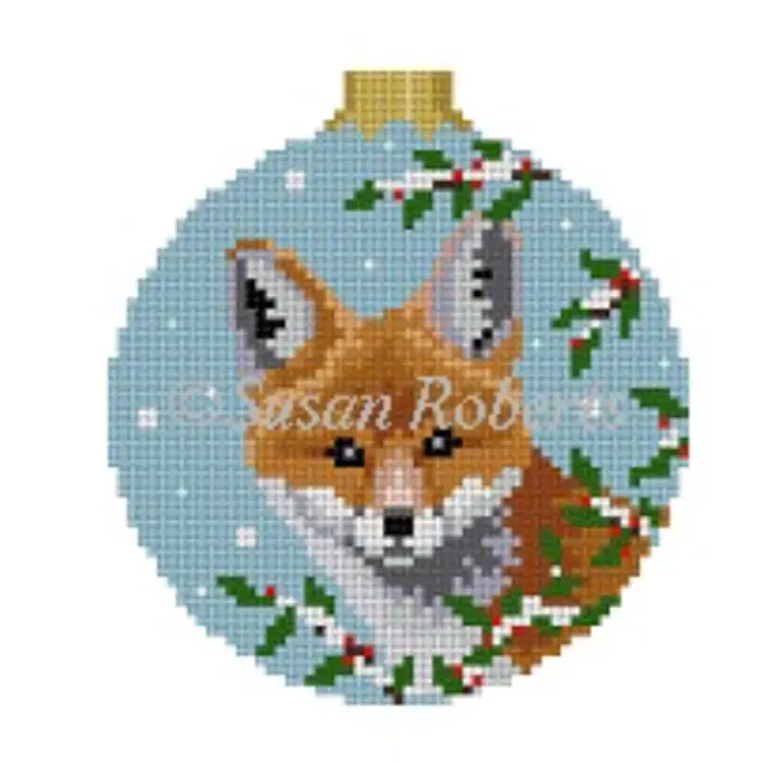 7259 Baby Fox In Holly 1