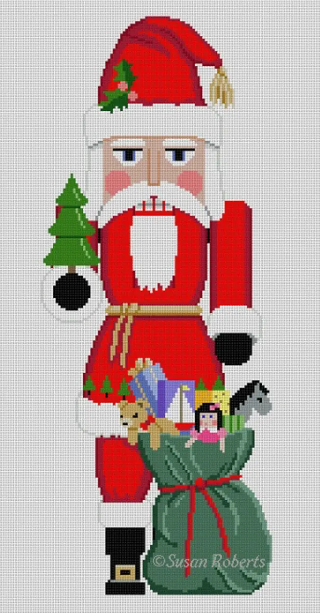 4188 Santa With Bag Of Toys Nutcracker 1