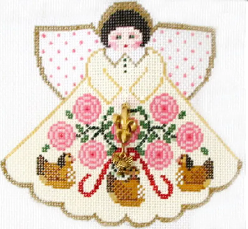 Pp996cc 12 Days - Three French Hens Angel 1