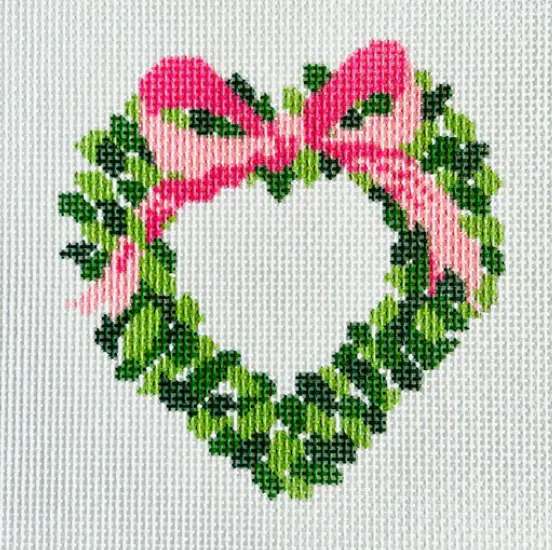 Kcd1677 Pink Heart Wreath 1