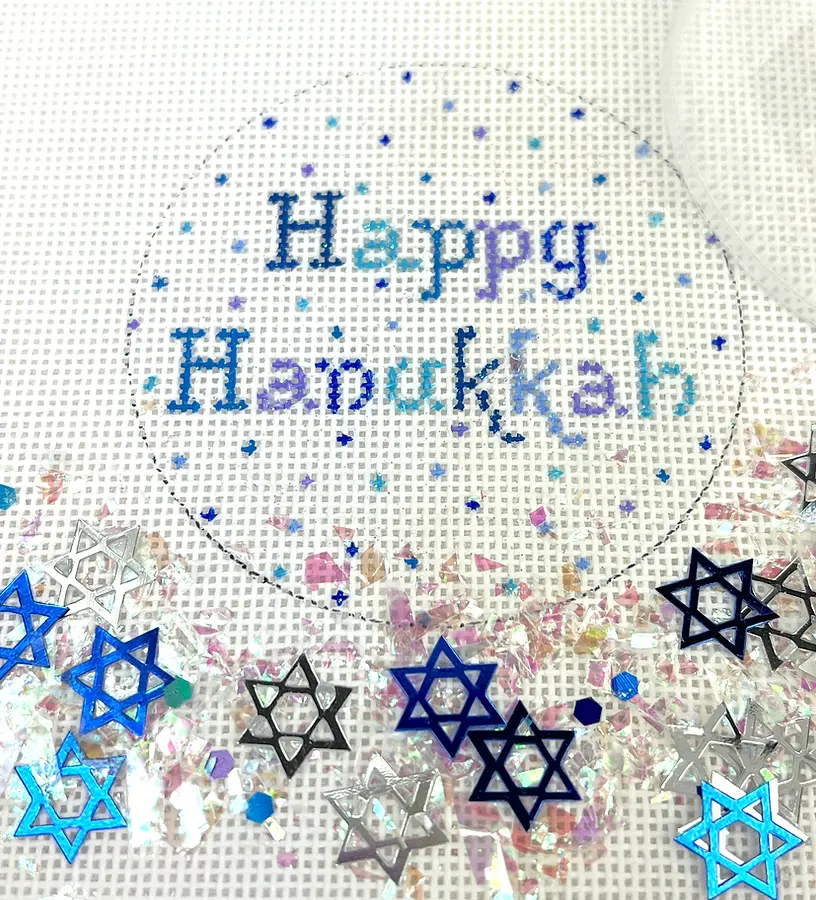 Jmd-09 Happy Hanukkah Snow Globe 1