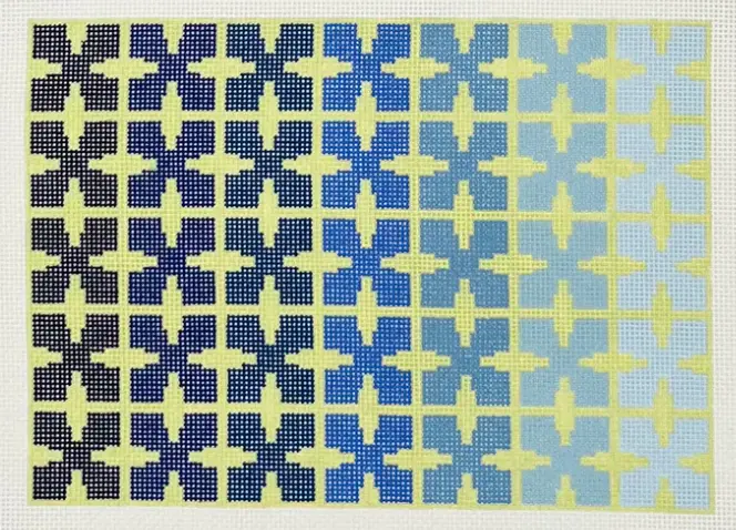 Md-110.02 Geo Floral - Blue And Green 1