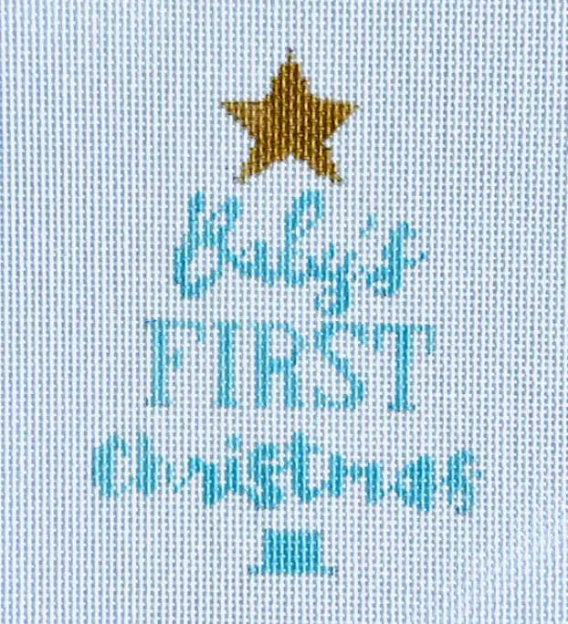 Zs-23.3 Baby's First Christmas Tree - Blue 1
