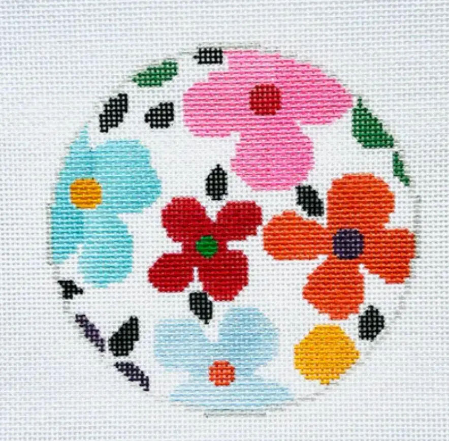 Zs-86 Flower Power Round - Rainbow 1