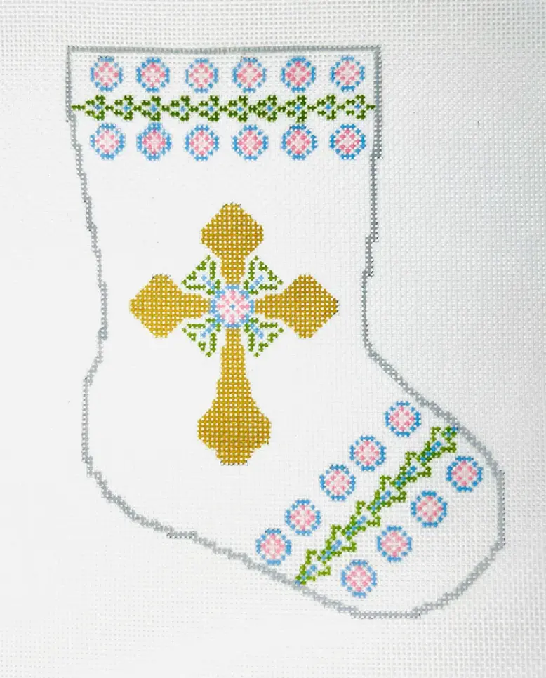 Bs57 Immanuel Cross Mini Stocking 1