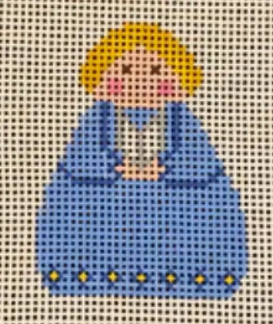 Si165-16 Blue Choir Angel 1