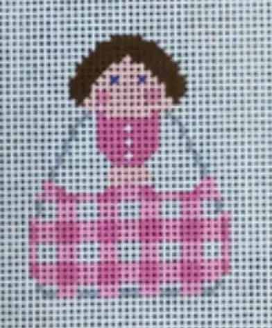Si165-52 Pink Gingham Angel 1