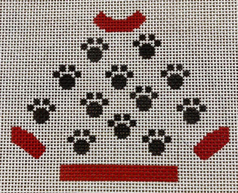 Si1-35 Dog Prints Pullover Sweater 1