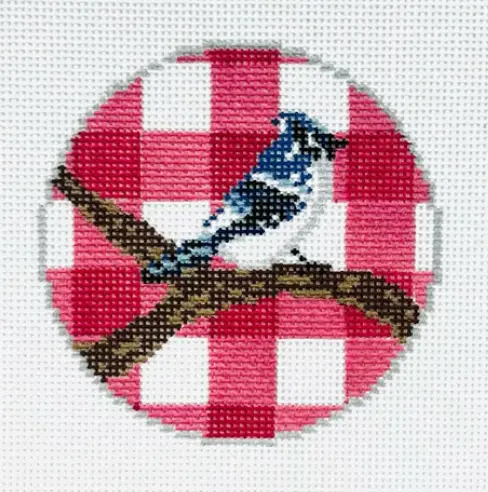 Kcd1489 Gingham Blue Jay Round 1