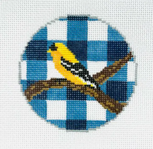 Kcd1487 Gingham Goldfinch Round 1