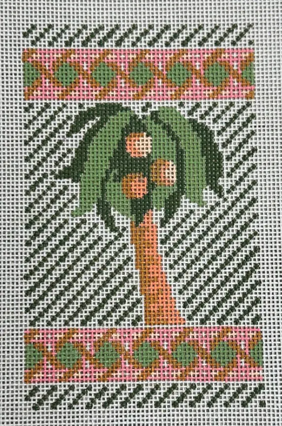 Kcd6221 Pink Palm Tree Eyeglass Case Insert 1