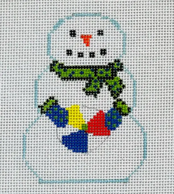 Kcd1396 Snowman With Beach Ball 1