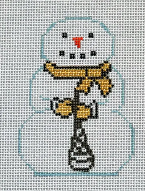 Kcd1399 Snowman With Lacrosse Stick 1