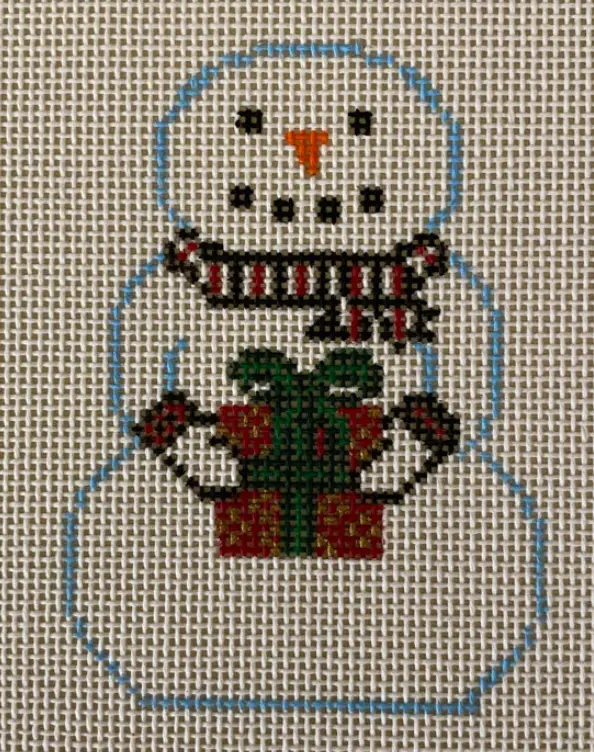 Kcd1413 Snowman With Present 1