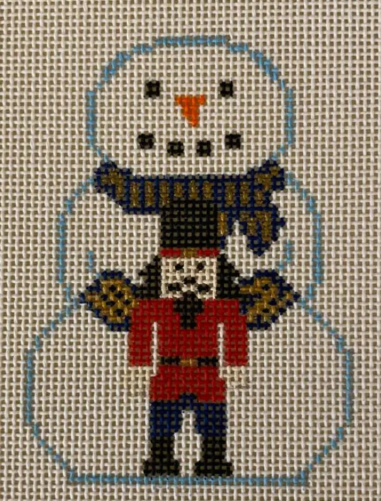 Kcd1412 Snowman With Nutcracker 1