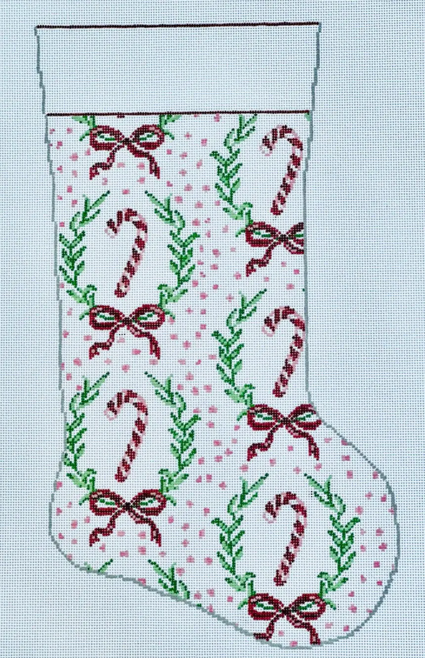 Kcd7616 Candy Cane Stocking 1
