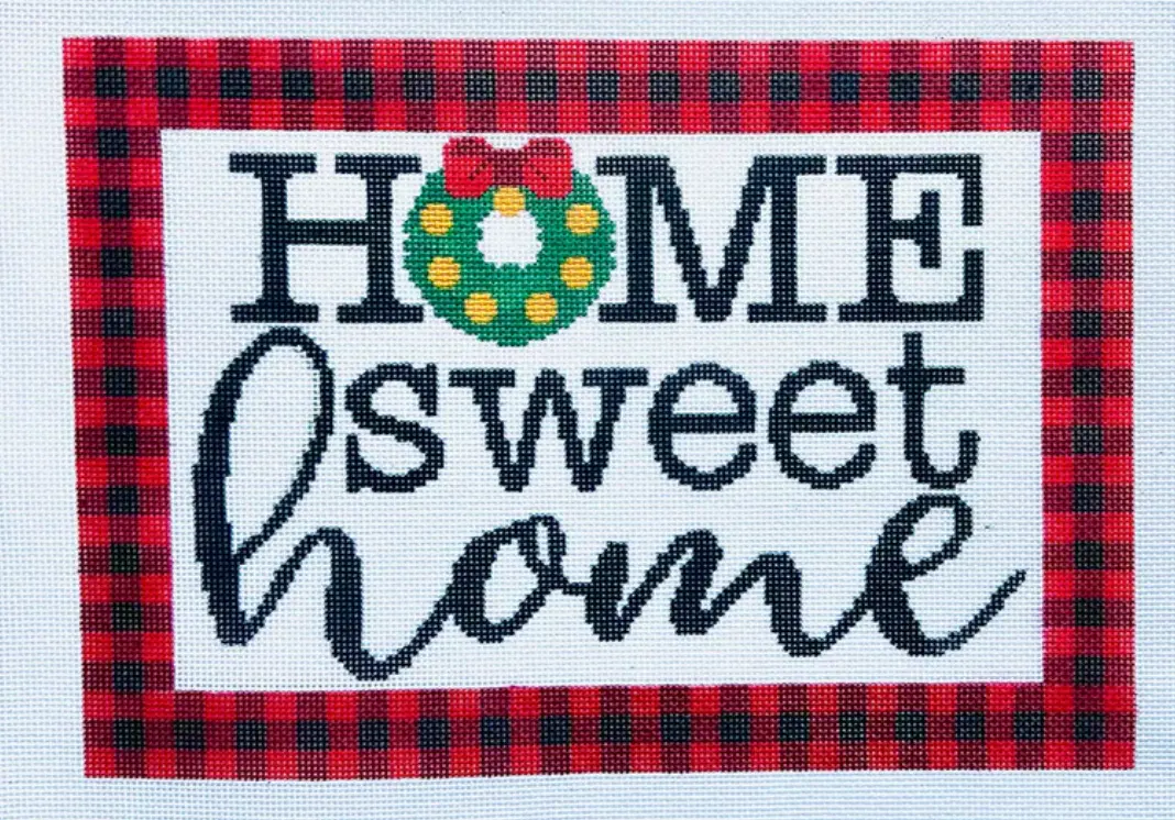 Zs-109 Home Sweet Home With Wreath 1