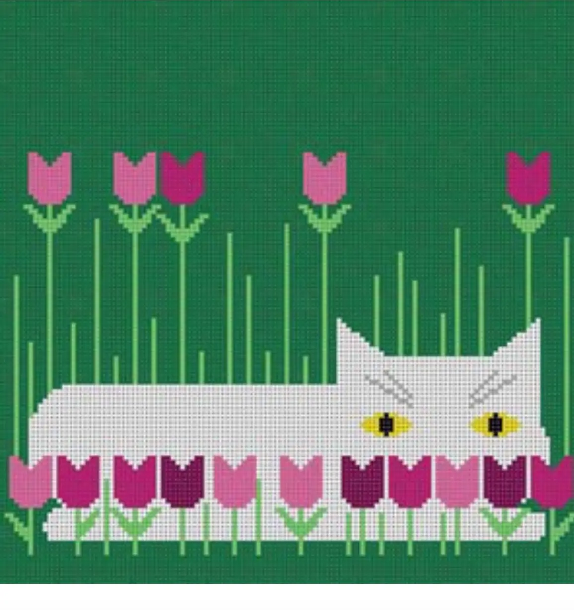 Ch-C011 Cat And Spring Eyeglass Case 1