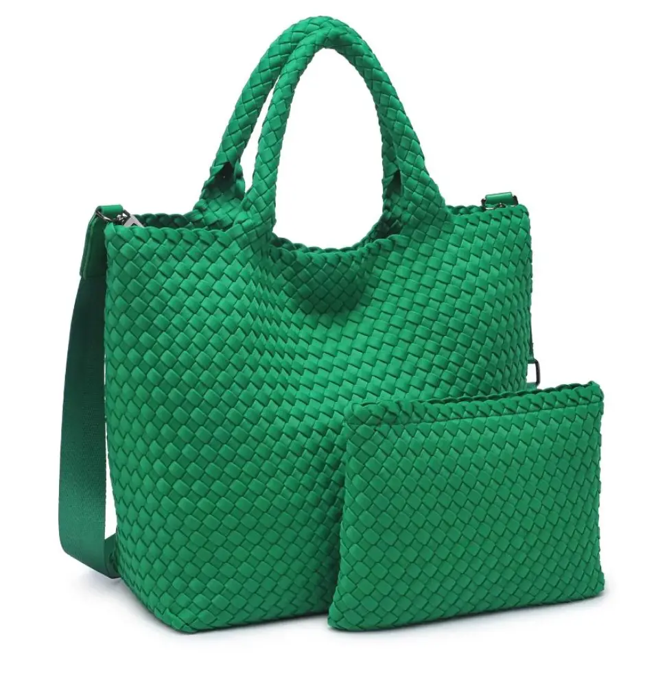 Neoprene Tote - Kelly Green 1