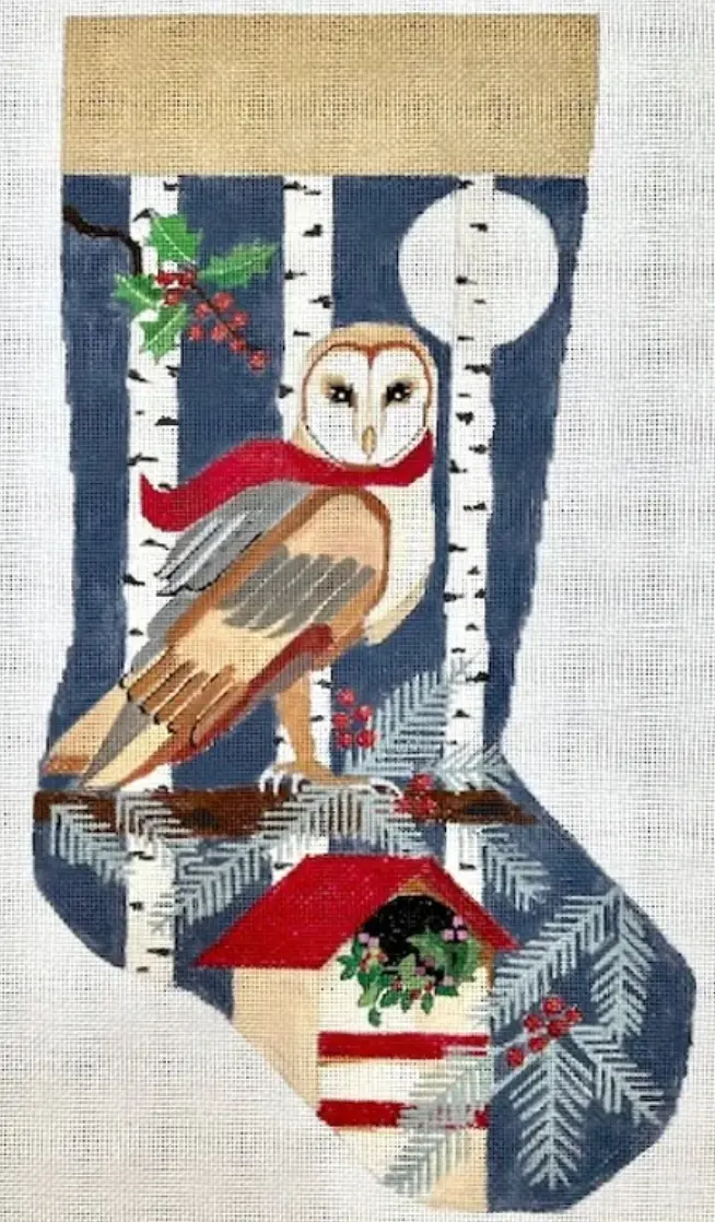 H314 Owl Stocking 1