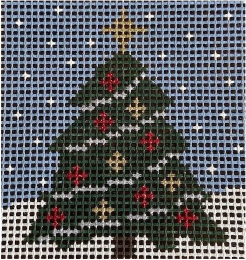 Sl-35 Christmas Tree Stitchin Little 1