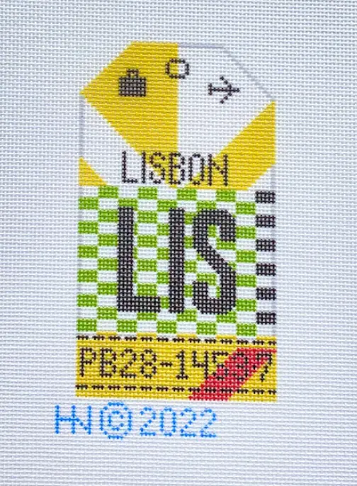 Hn Lis Lisbon Retro Travel Tag 1