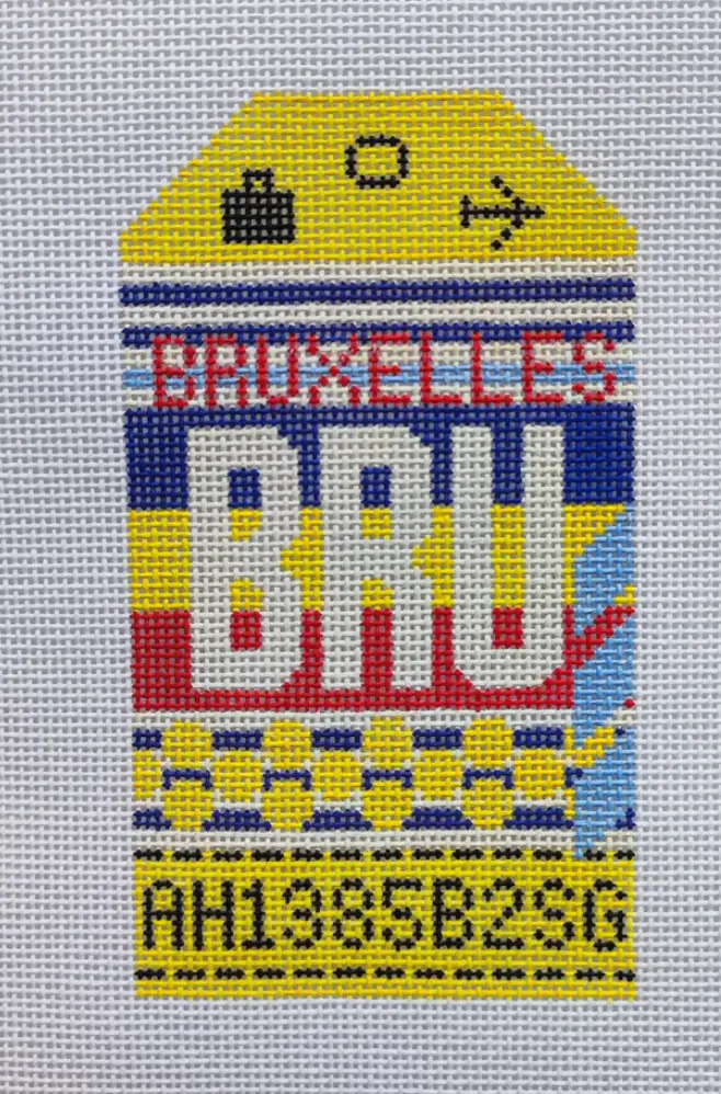 Hn Bru Brussels Retro Travel Tag 1