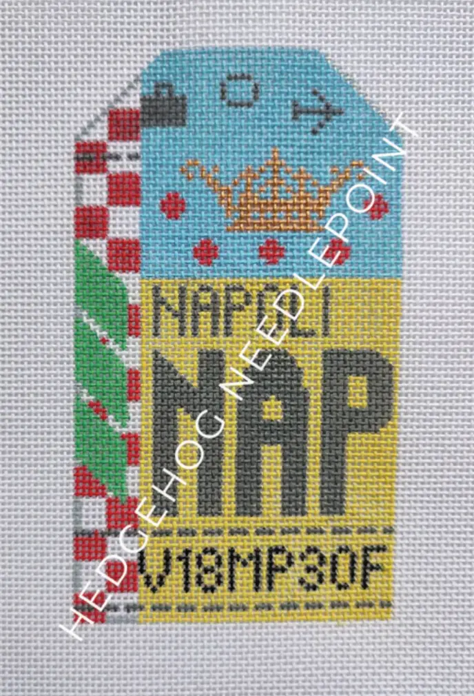 Hn Nap Napoli Retro Travel Tag 1