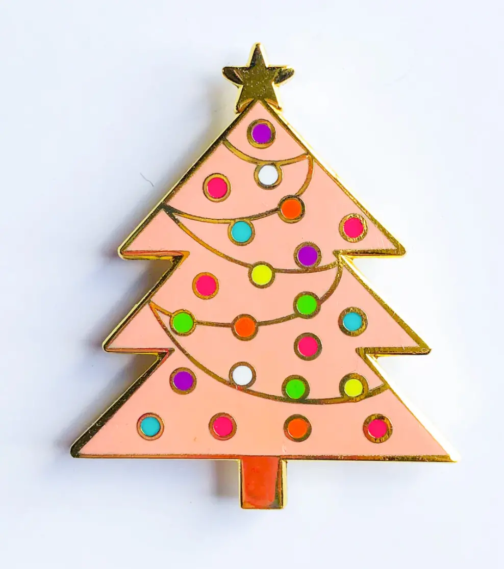 Pink Tree Needle Minder Magnet 1