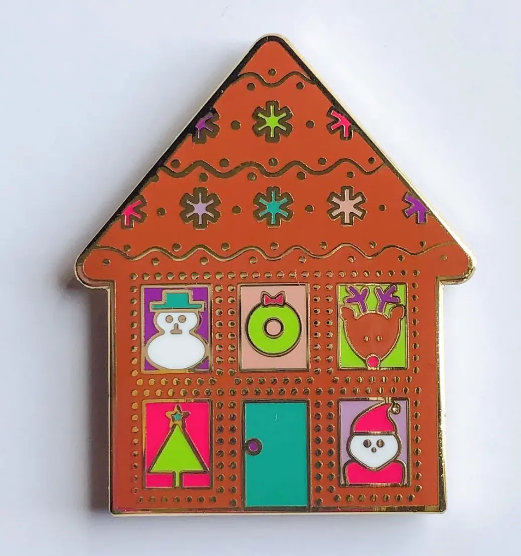 Gingerbread House Needle Minder Magnet 1