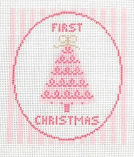 Gp115b Baby's First Christmas - Pink 1
