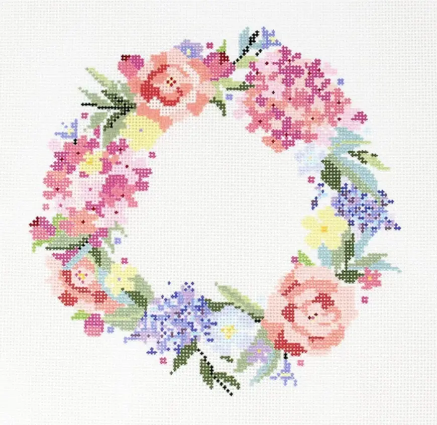 22-205 Floral Wreath 1