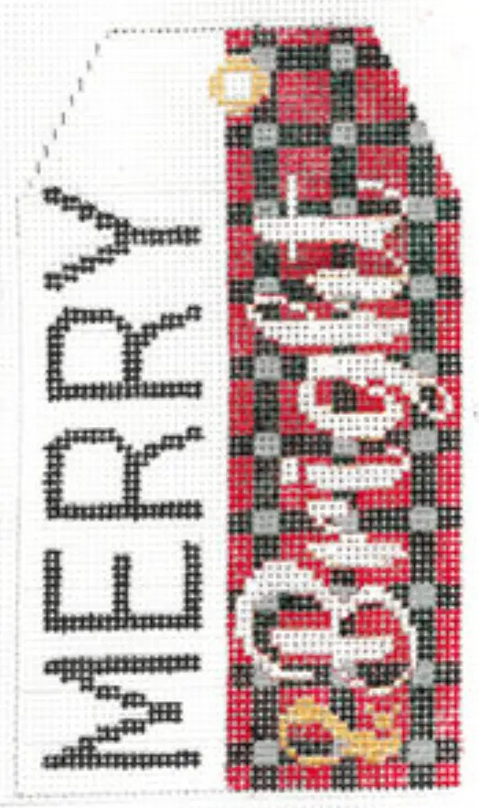 Xo-198J Merry And Bright Gift Tag 1