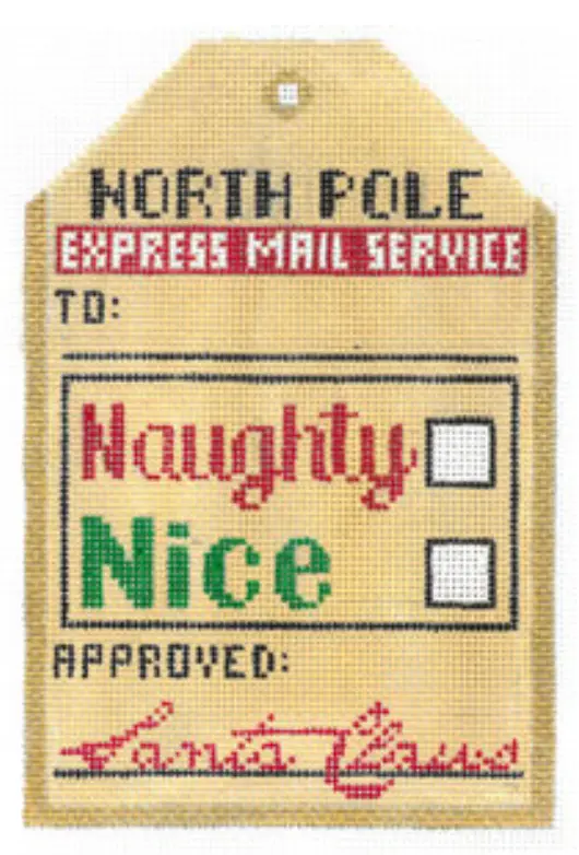 Xo-197I Naughty Or Nice Gift Tag 1