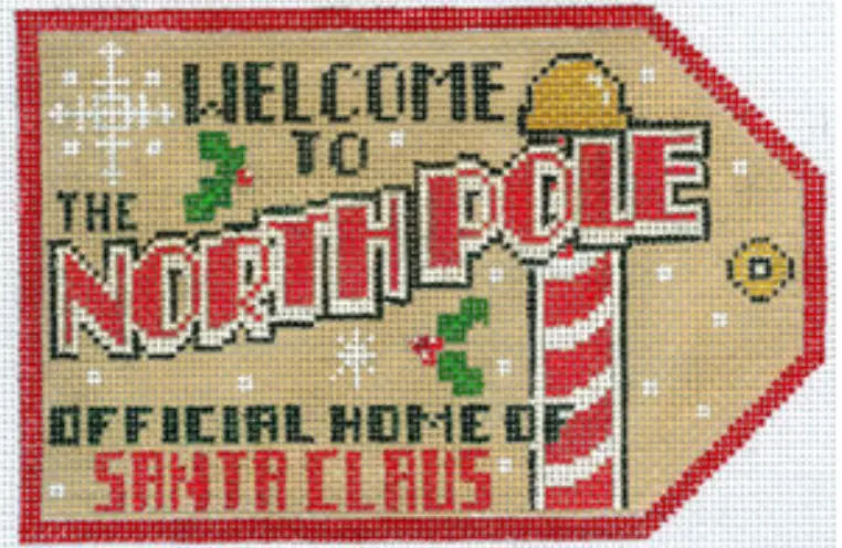 Xo-197A Welcome To The North Pole Gift Tag 1