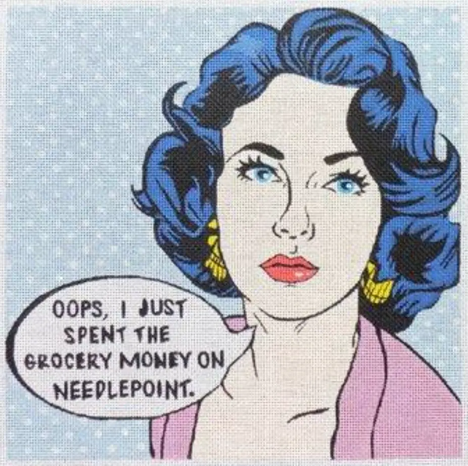 70677 Pop Art Needlepoint - Grocery Money 1