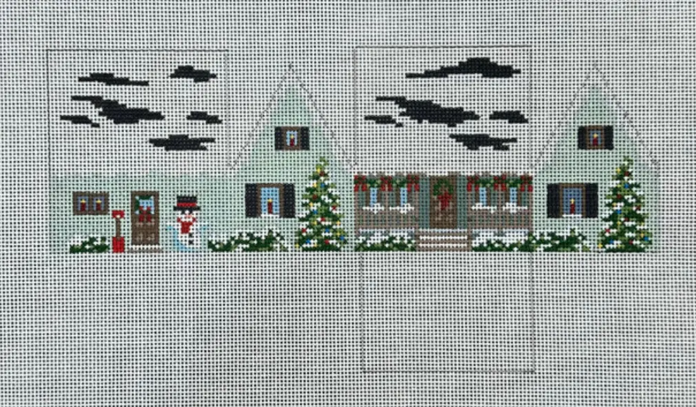 5534 Green Christmas 3D Mini House 1